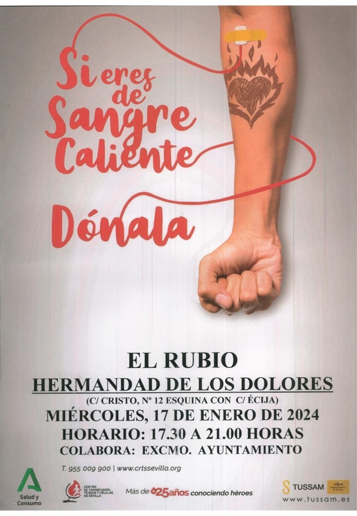 1.-Donación de sangre en El Rubio