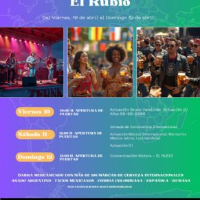 0.-CULTURA FEST EL RUBIO 10, 11 y 12 ABRIL 2026