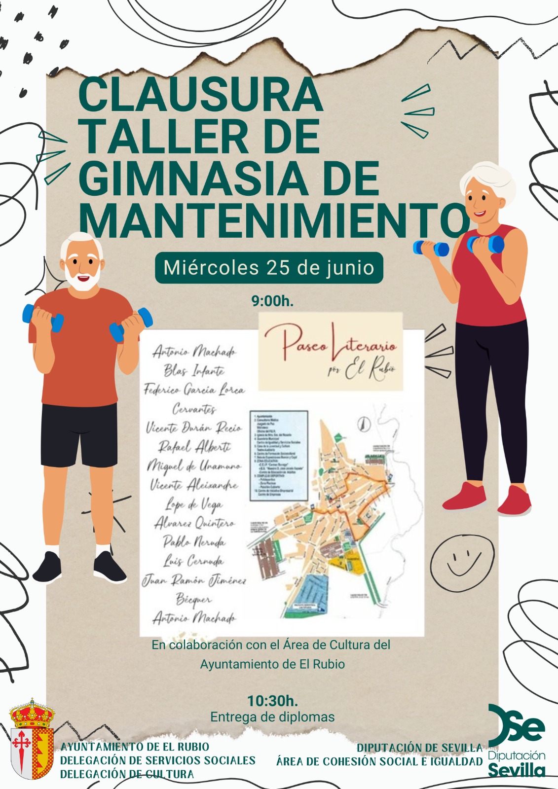 0.-PASEO LITERARIO Y GIMNASIA DE MANTENIMIENTO