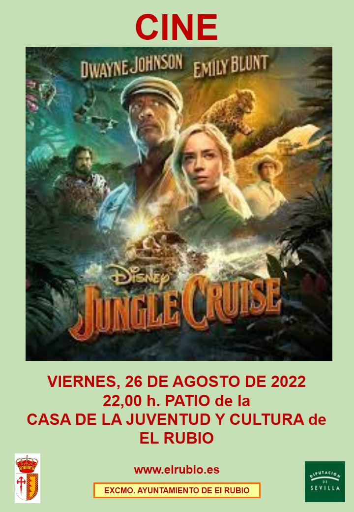 1.-CARTEL CINE Jungle Cruise 26 AGOSTO 2022