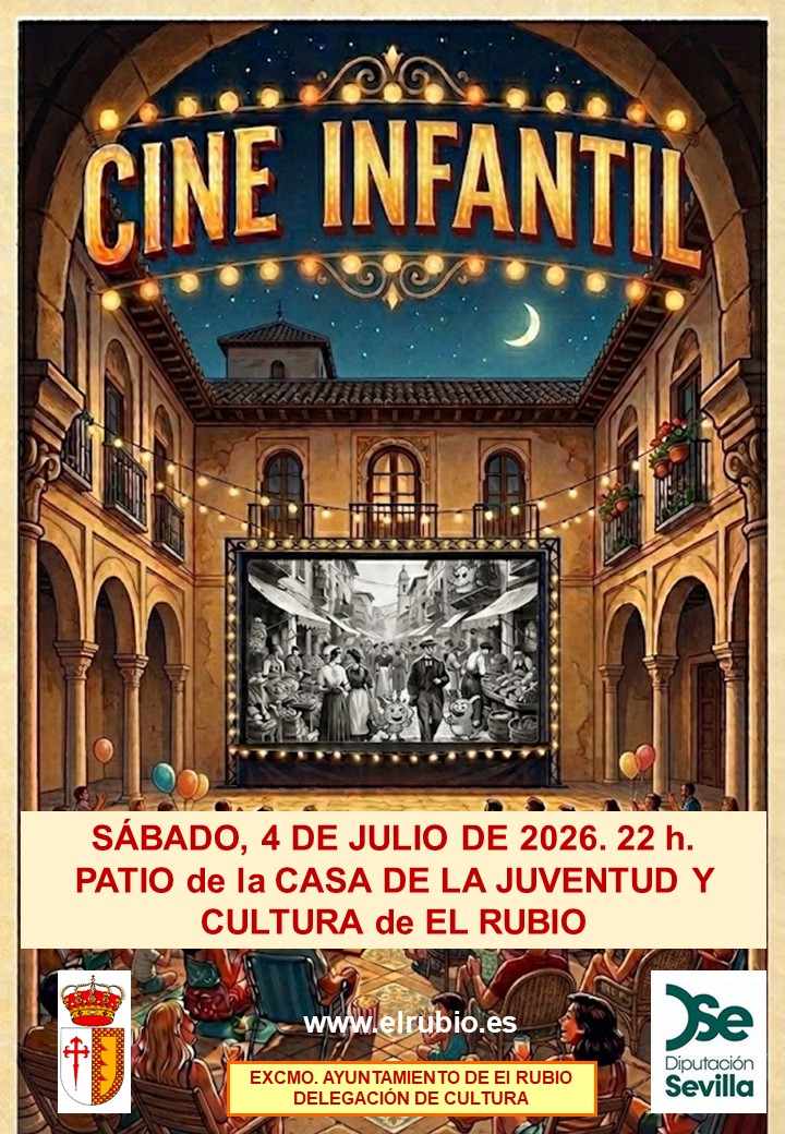 2026.-CINE INFANTIL SÁBADO, 4 JULIO 2026