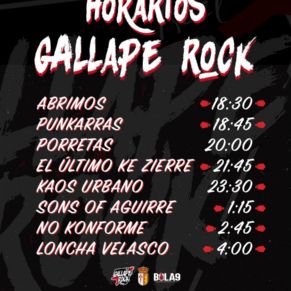 4.- horarios XIII edición.