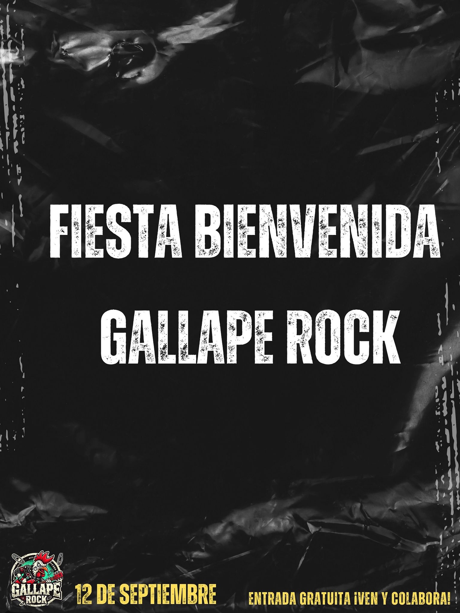 0.-FIESTA DE BIENVENIDA DE GALLAPE ROCK. VIERNES, 12 SEPTIEMBRE 2025