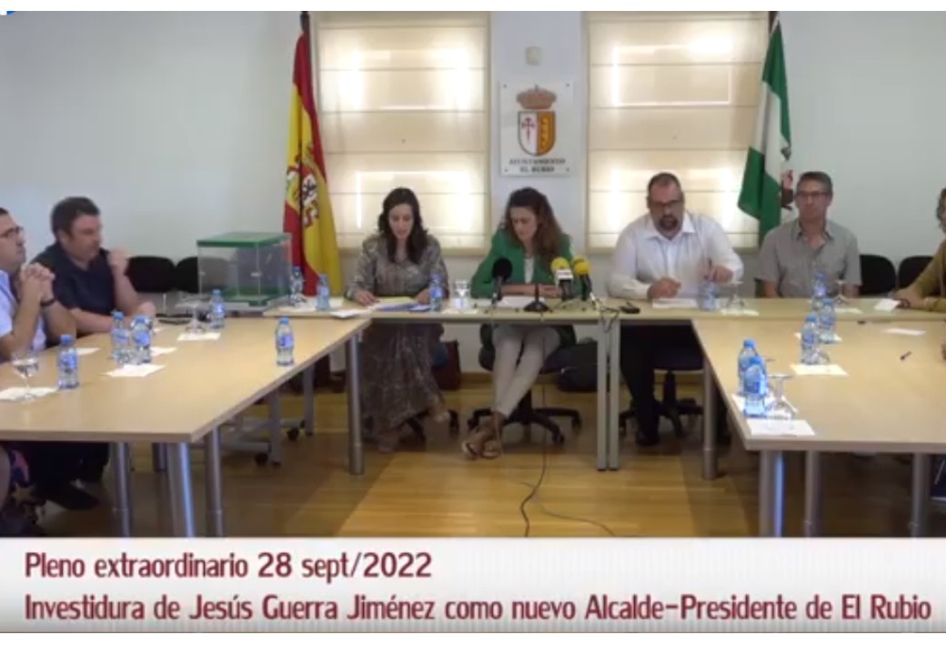 00.-Jesús Guerra Jiménez toma posesión como alcalde de El Rubio