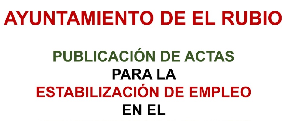 1.-ESTABILIZACIÓN DE EMPLEO