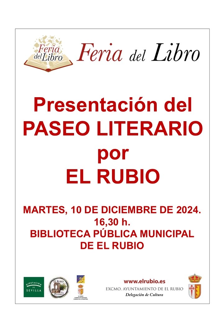 1.-PRESENTACIÓN PASEO LITERARIO