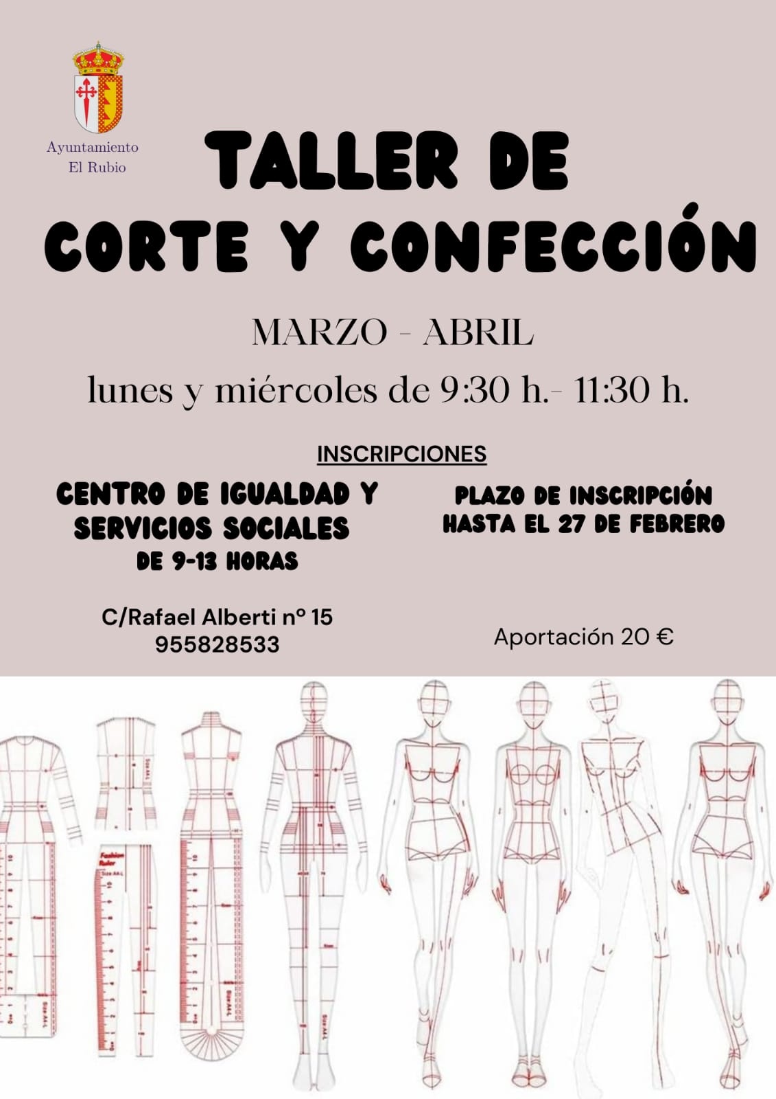 1.-TALLER DE CORTE Y CONFECCIÓN DE TRAJES DE FLAMENCA
