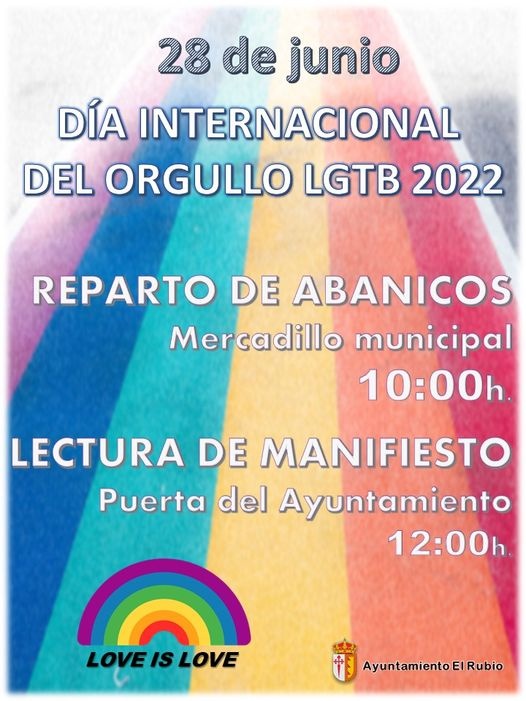 28 DE JUNIO - DÍA INTERNACIONAL DEL ORGULLO LGTB 2022