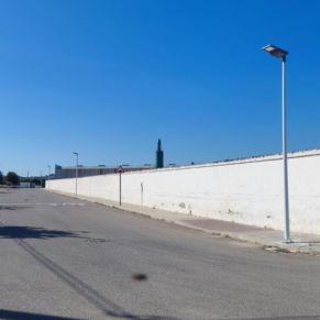 3.-INSTALACIÓN DE LAS PRIMERAS FAROLAS SOLARES EN EL RUBIO
