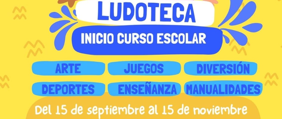 ABIERTAS LAS INSCRIPCIONES PARA LA LUDOTECA MUNICIPAL