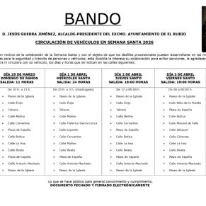 BANDO SEMANA SANTA 2026