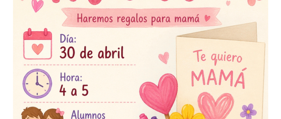 BIBLIO. DÍA DE LA MADRE 30 ABRIL 2026