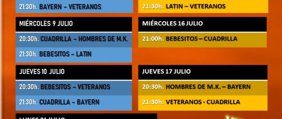 CAMPEONATO DE VERANO DE FÚTBOL-7 MAYORES
