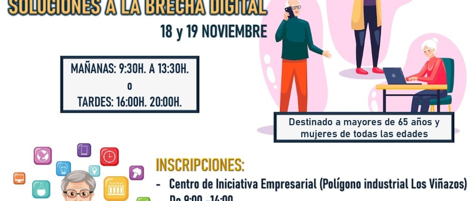 CURSO NUEVAS TECNOLOGÍAS PARA ADULTOS. SOLUCIONES A LA BRECHA DIGITAL