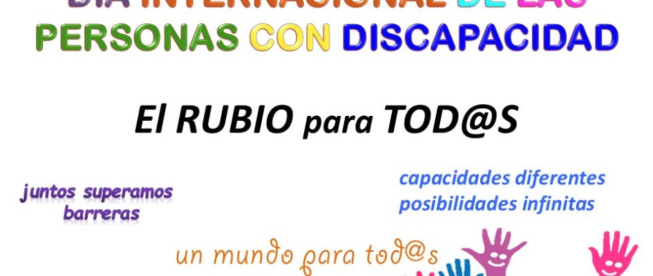 DÍA INTERNACIONAL DE LAS PERSONAS CON DISCAPACIDAD