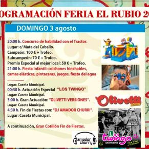 DOMINGO 3 AGOSTO. FERIA 2025