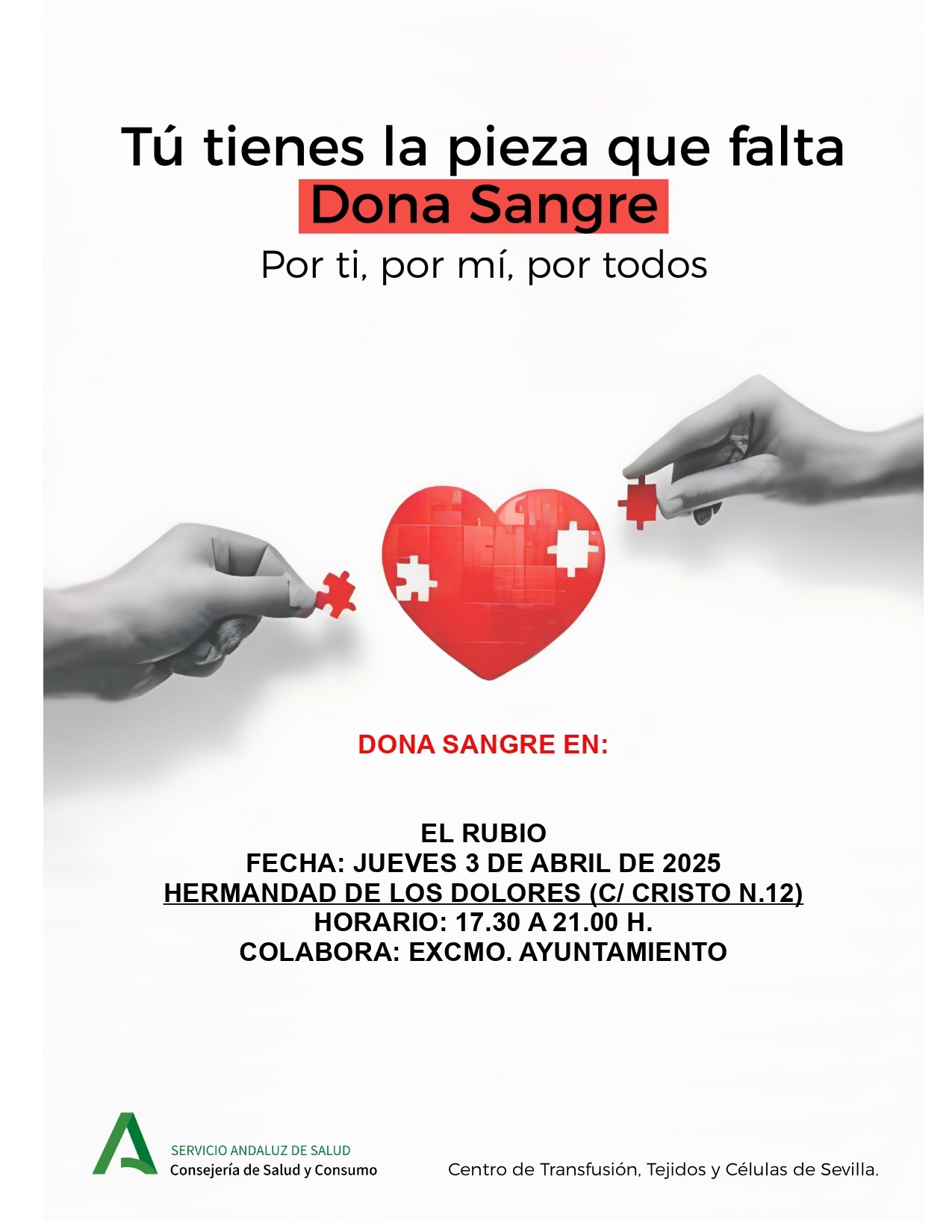 DONACIÓN DE SANGRE EN EL RUBIO