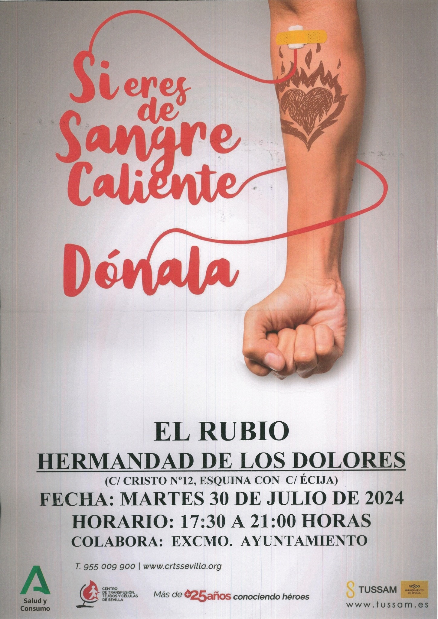 DONACIÓN DE SANGRE EN EL RUBIO