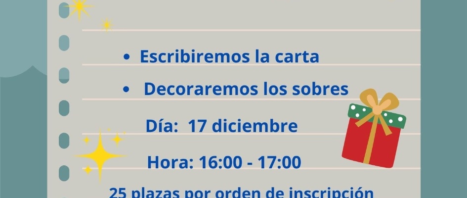 HAZ TU CARTA A SUS MAJESTADES EN LA BIBLIOTECA MUNICIPAL