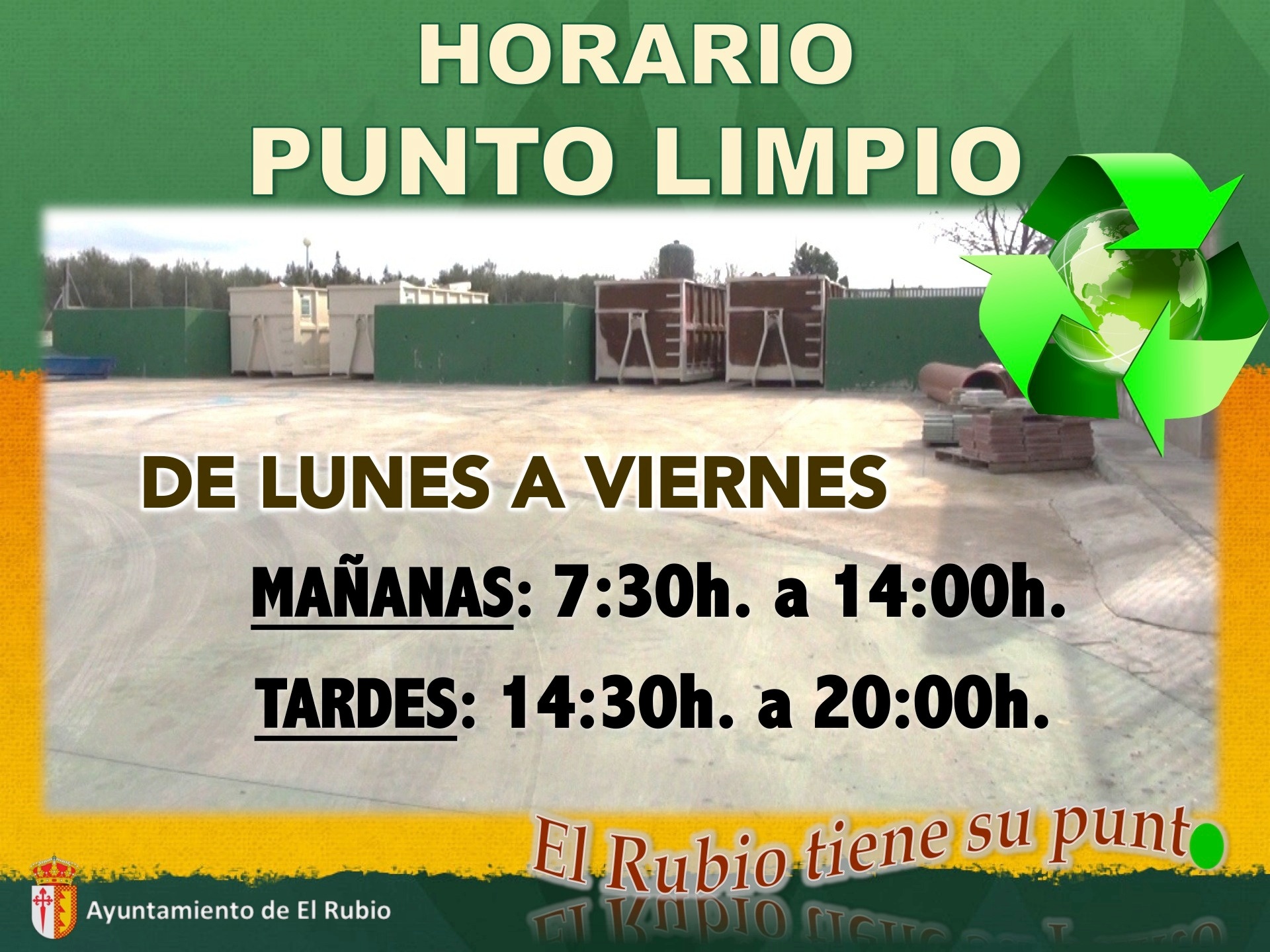 HORARIO DEL PUNTO LIMPIO