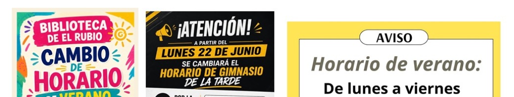 HORARIOS DE VERANO
