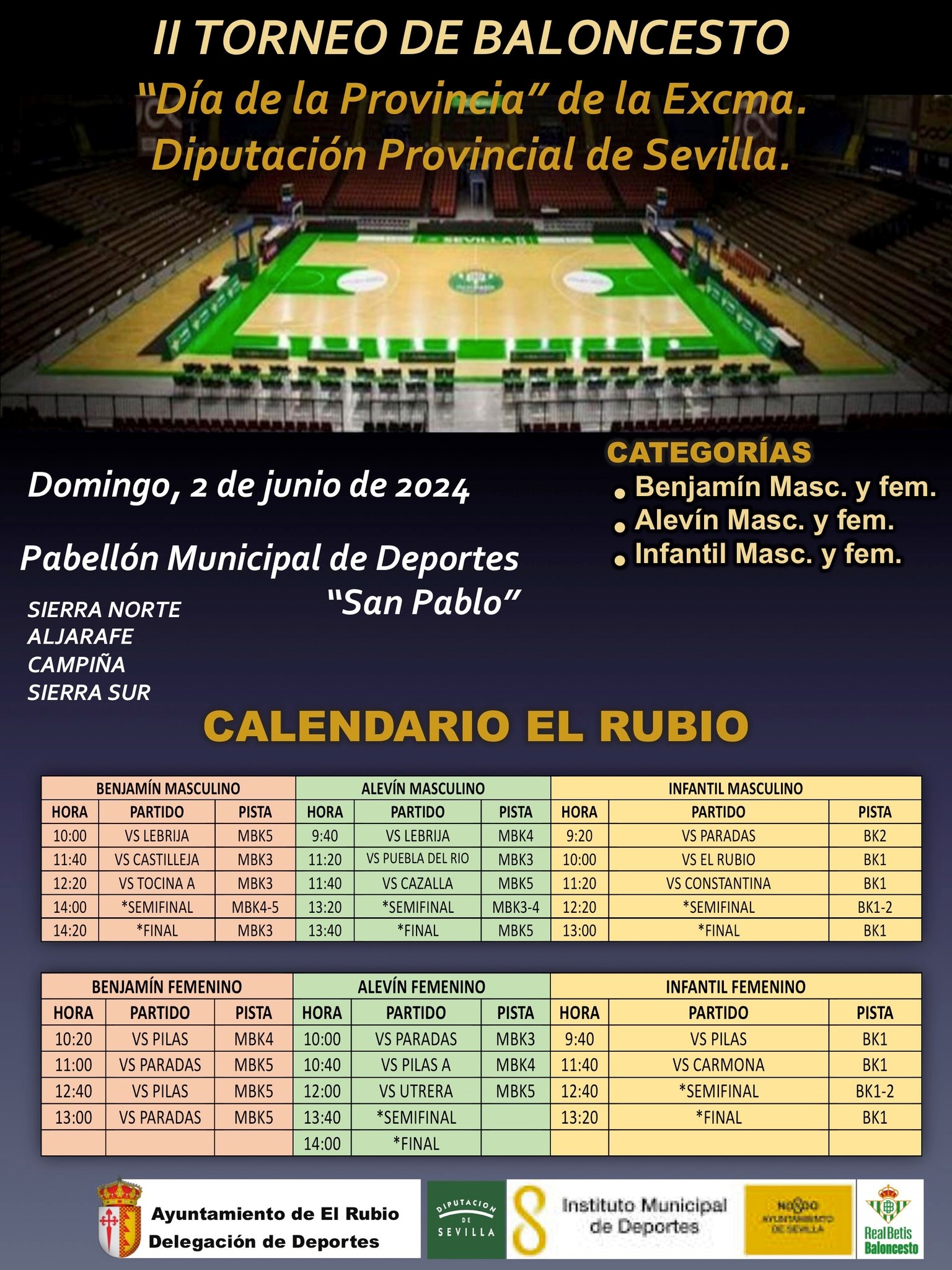 II TORNEO DE BALONCESTO DÍA DE LA PROVINCIA