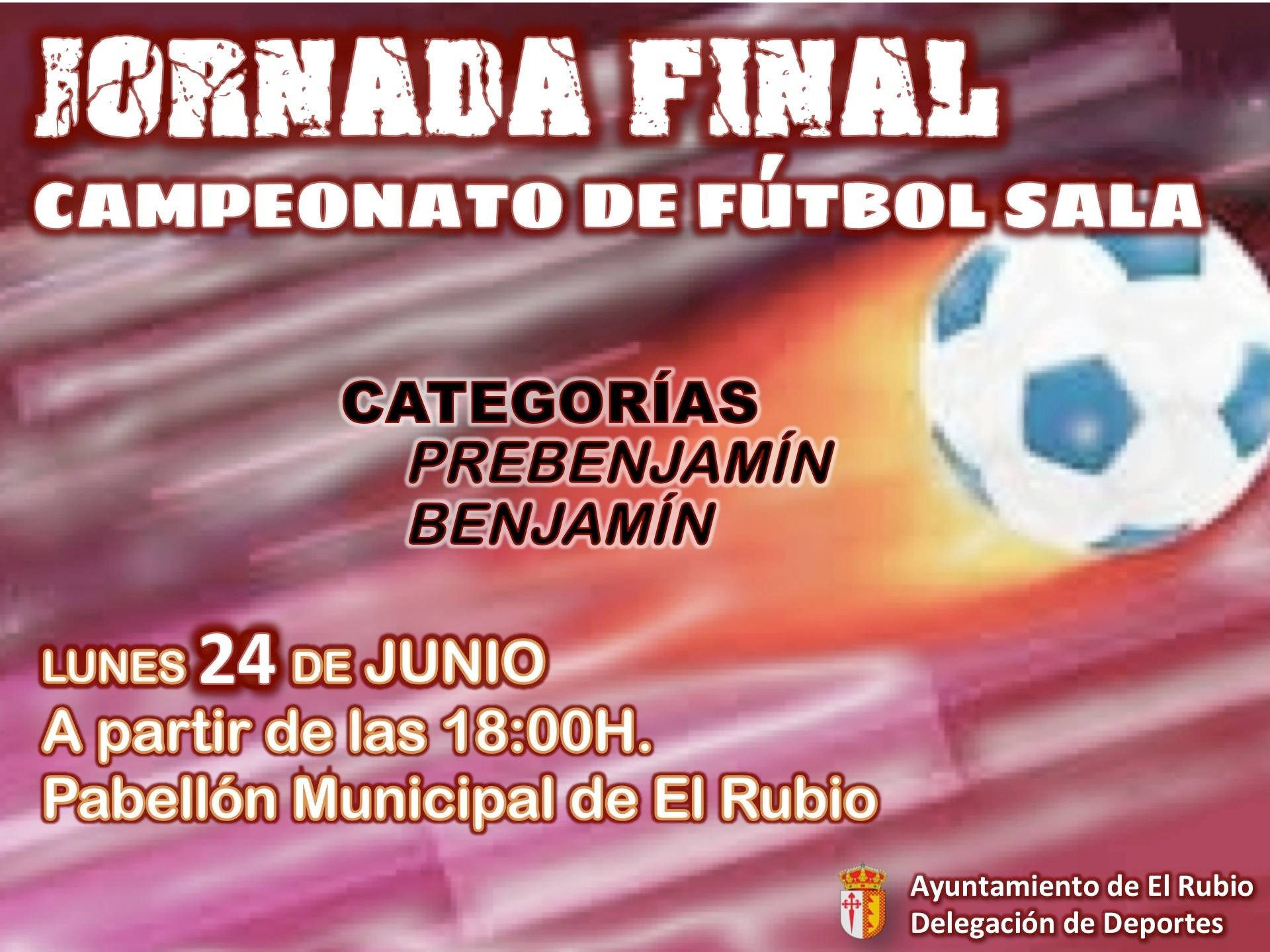 JORNADA FINAL CAMPEONATO DE FÚTBOL SALA PREBENJAMÍN Y BENJAMÍN