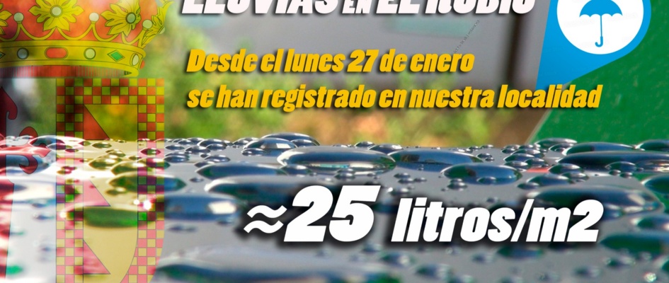 LLUVIAS REGISTRADAS DURANTE ESTA SEMANA EN RUBIO