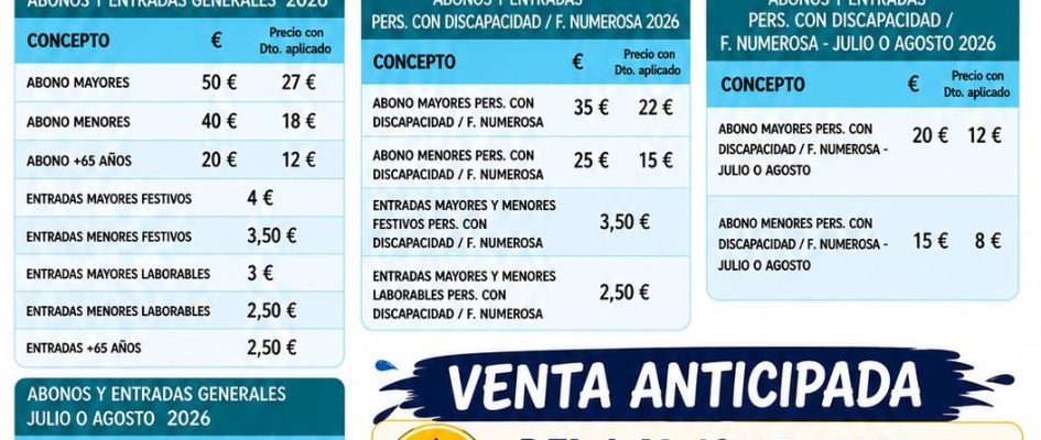 PISCINA EL RUBIO 2026