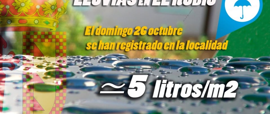 POR FIN LLEGAN LAS PRIMERAS LLUVIAS A EL RUBIO