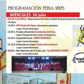 PROGRAMACIÓN FERIA 2025