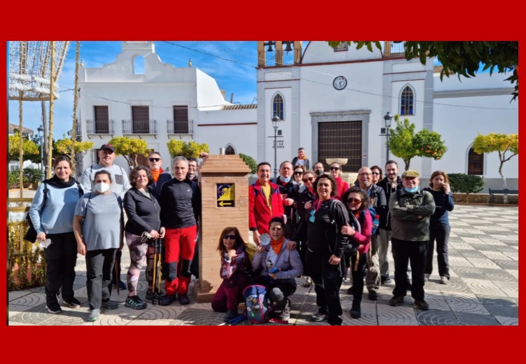 Senderistas de Lora del Río visitan El Rubio