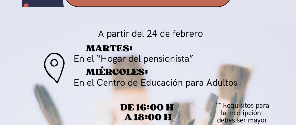 TALLER DE ARTE PARA ADULTOS