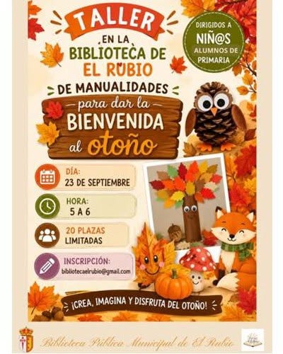 TALLER DE MANUALIDADES EN LA BIBLIOTECA