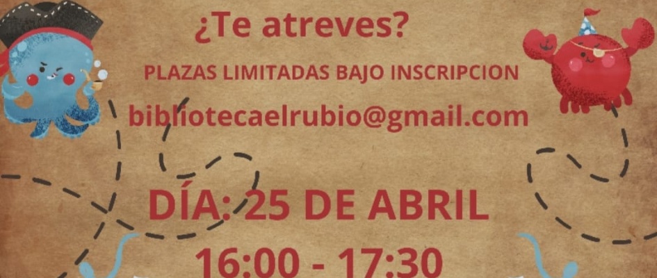 TALLER DEL DÍA DEL LIBRO EN LA BIBLIOTECA MUNICIPAL