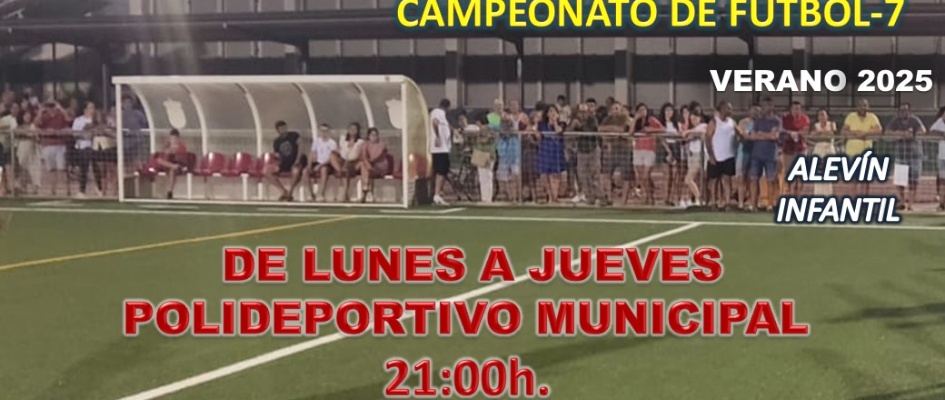 TORNEO DE VERANO DE FÚTBOL-7 ALEVÍN E INFANTIL